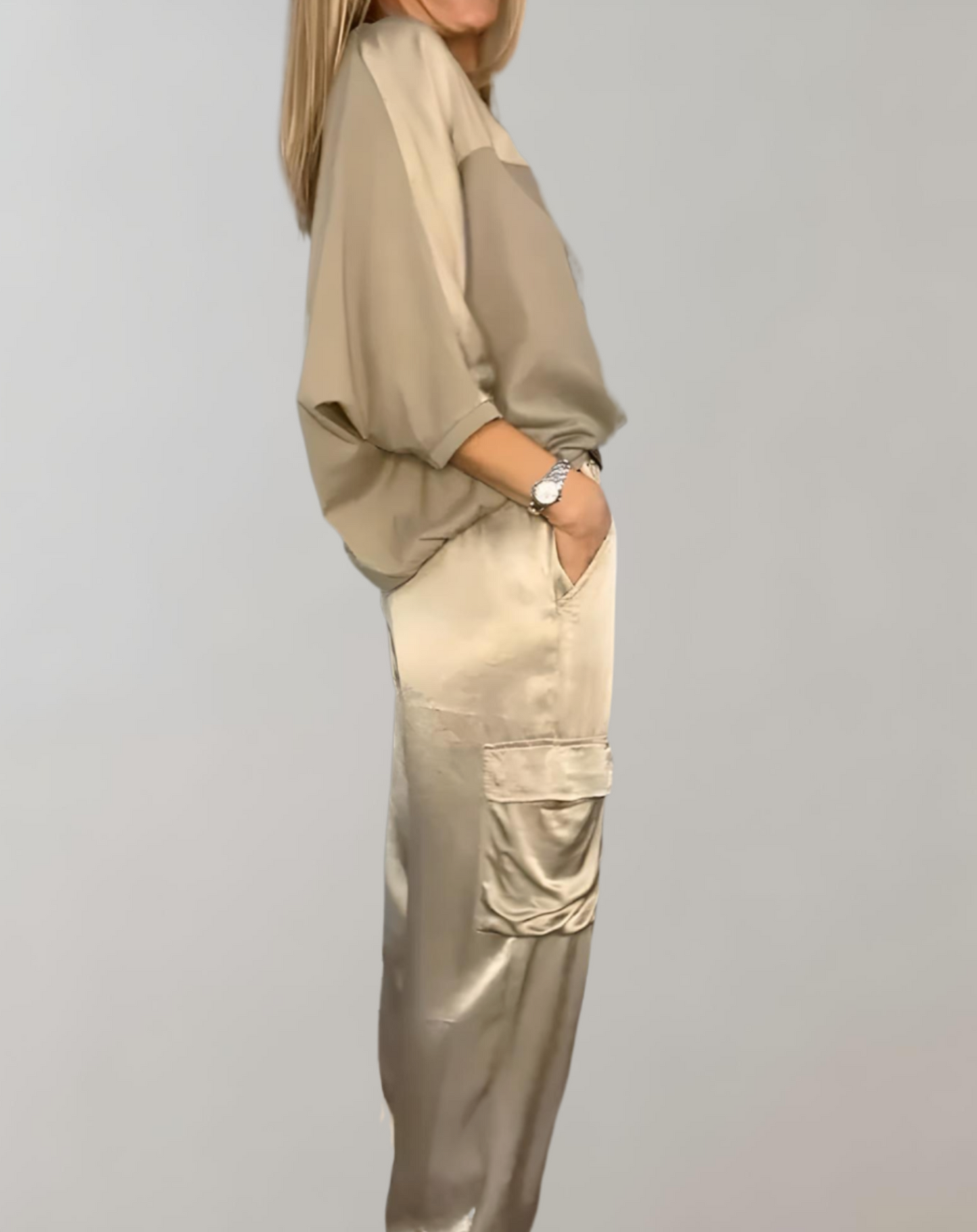 Finley - Conjunto de Lounge Cargo Suave como la Seda