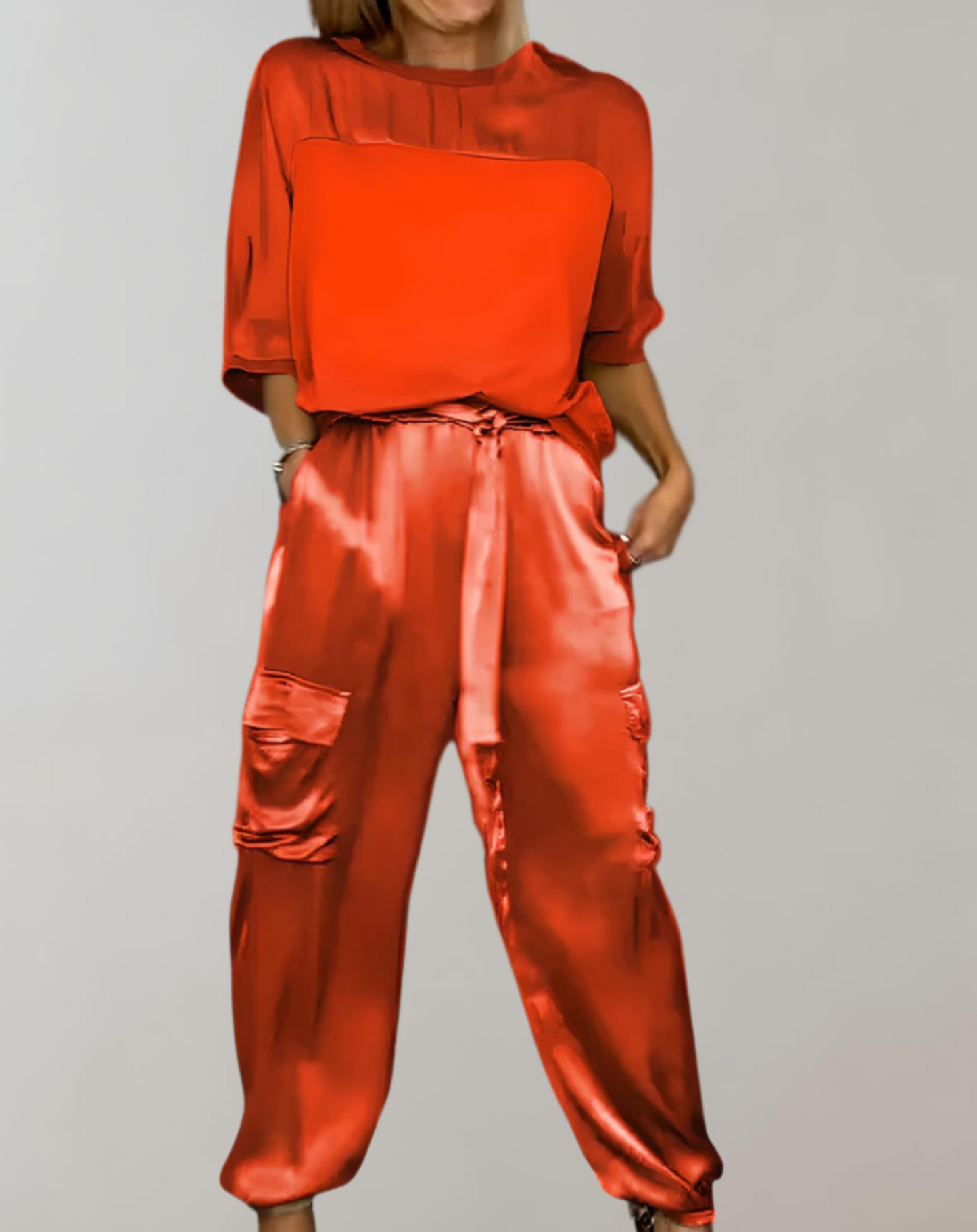 Finley - Conjunto de Lounge Cargo Suave como la Seda