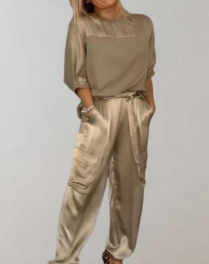 Finley - Conjunto de Lounge Cargo Suave como la Seda