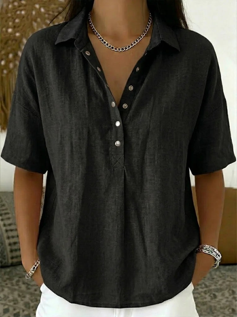 Hélène™ | Blusa con cuello