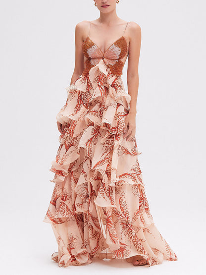 La Chispa | Vestido Maxi Papillon Signature