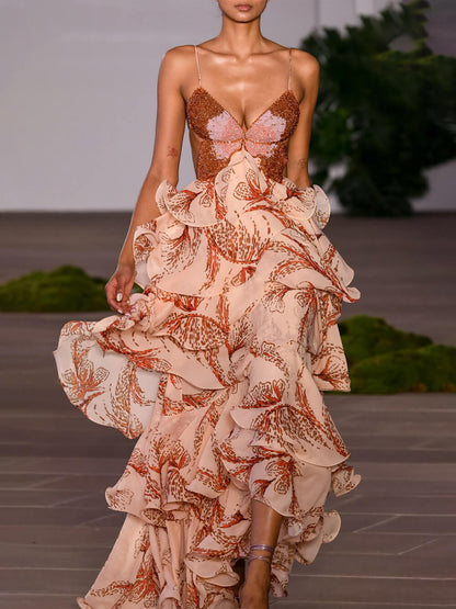 La Luce | Vestido Maxi Papillon Signature