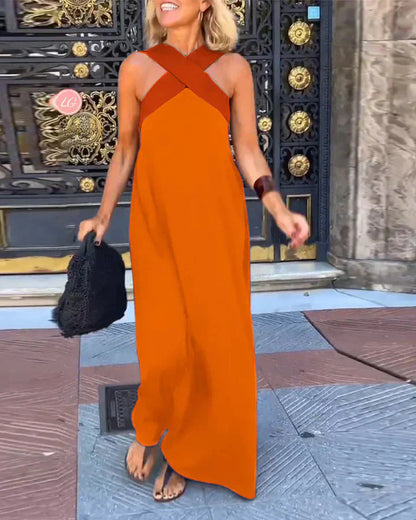 Quirine™ | Vestido Maxi con Cierre Cruzado