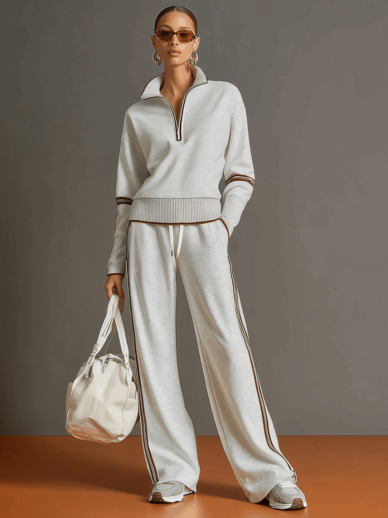 Marietta – sudadera y pantalón de pierna ancha