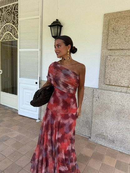 Camila | Vestido Maxi Elegante de Malla