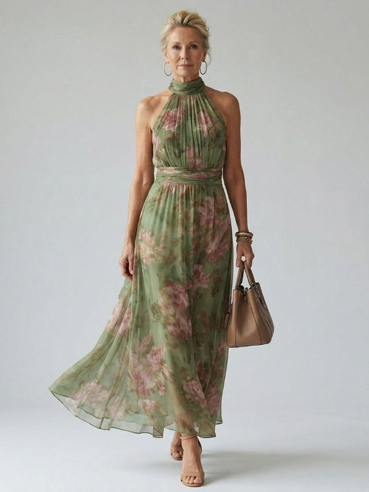 Mirelle | Vestido Midi con Escote Americano