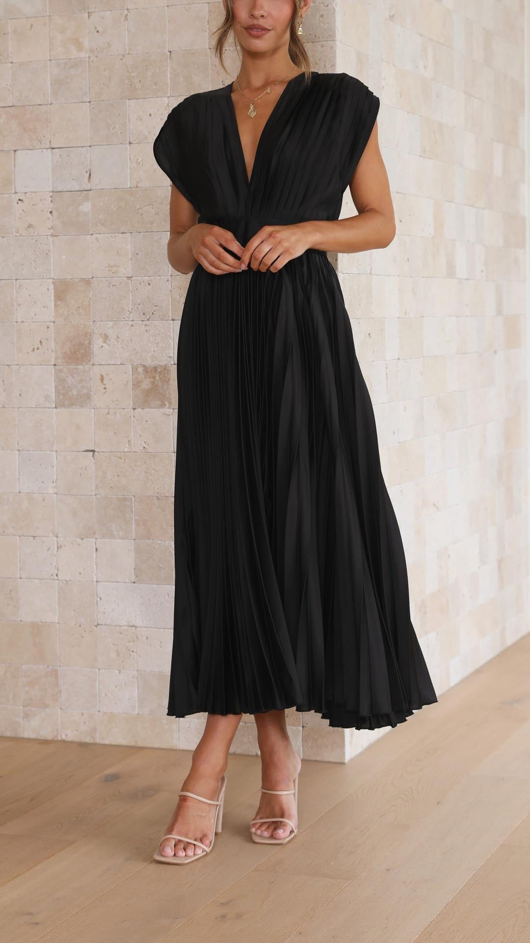 La Scintilla | Vestido Elegante Plisado