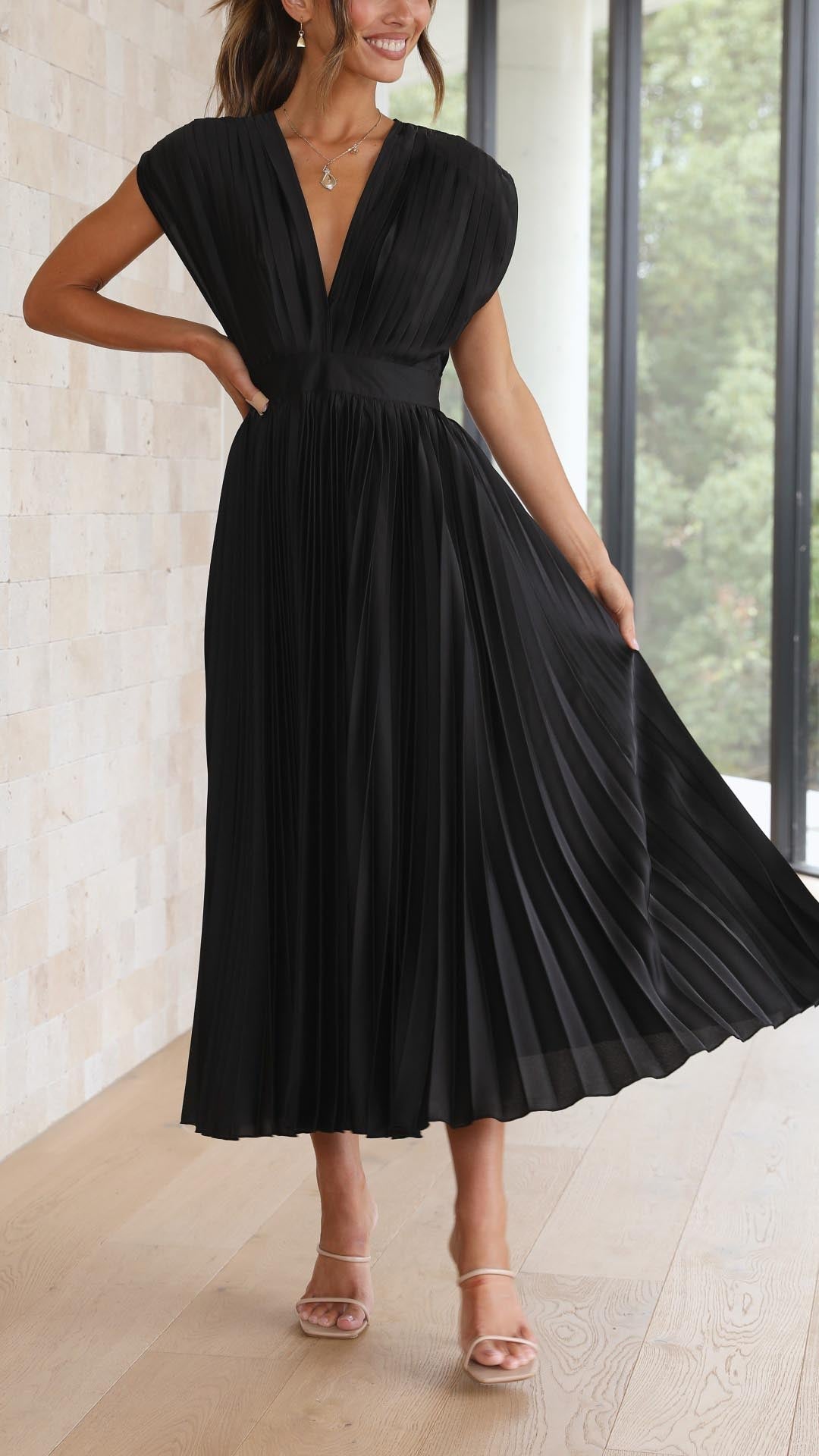 La Scintilla | Vestido Elegante Plisado