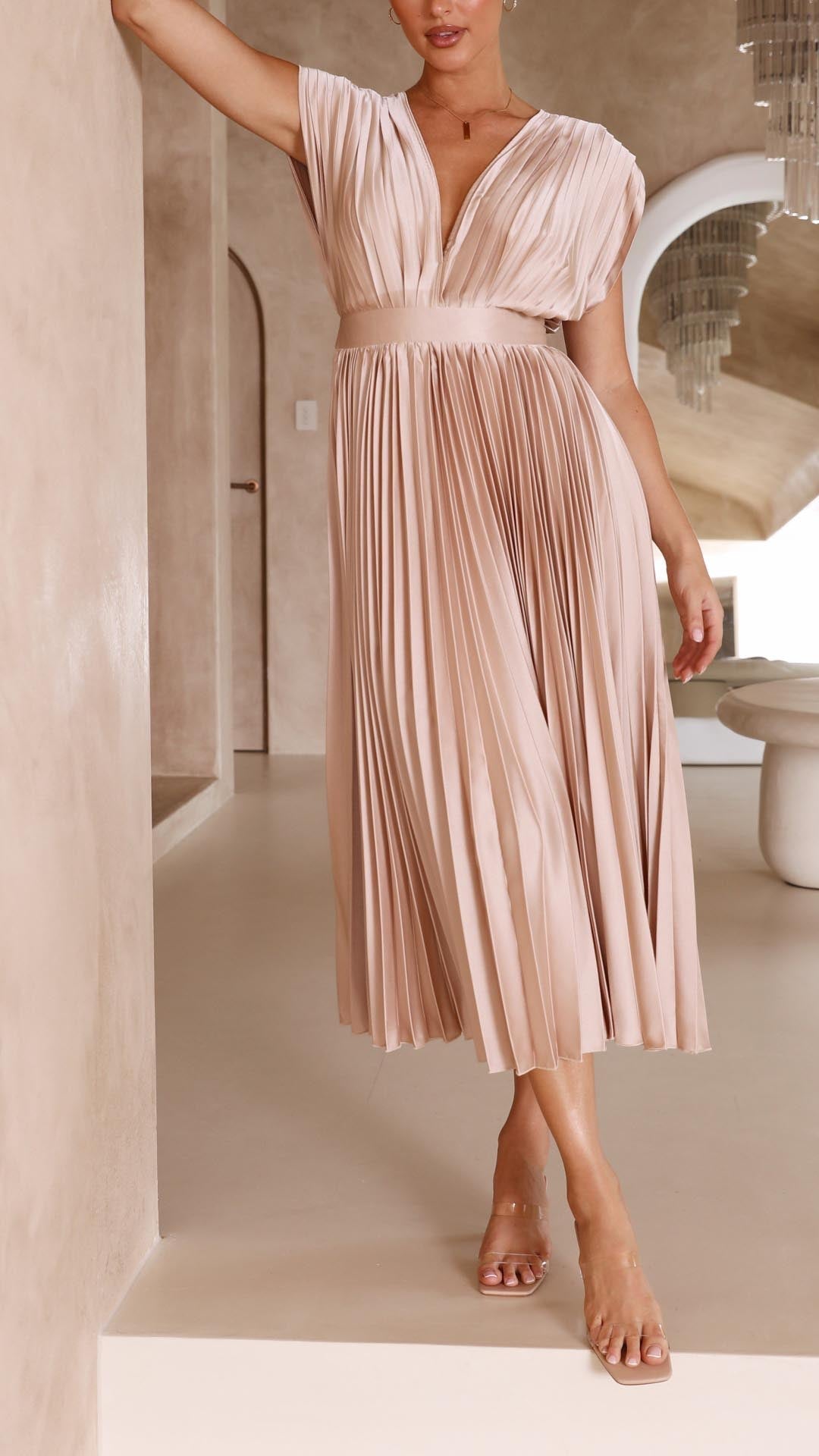 La Scintilla | Vestido Elegante Plisado