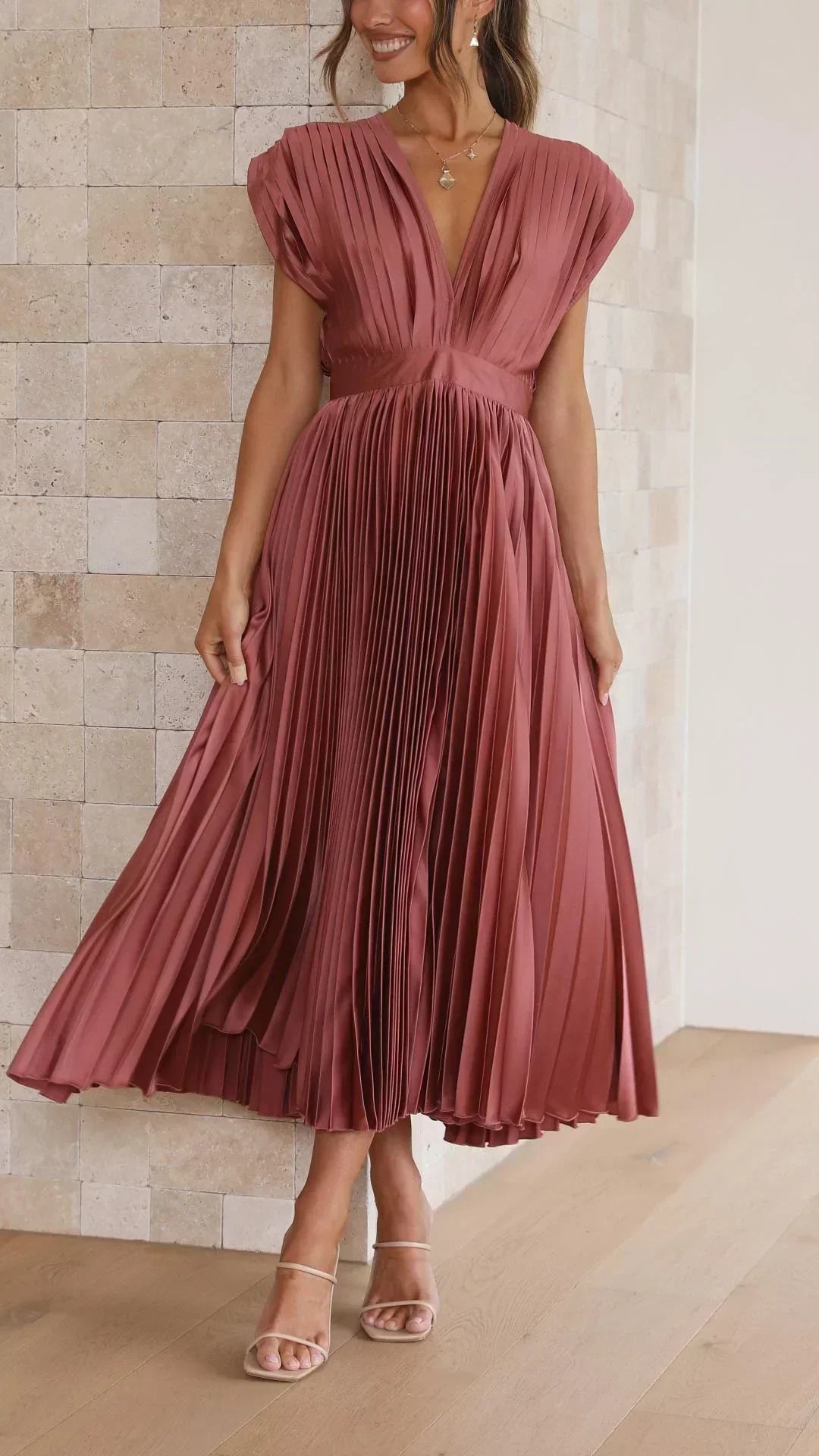 La Scintilla | Vestido Elegante Plisado