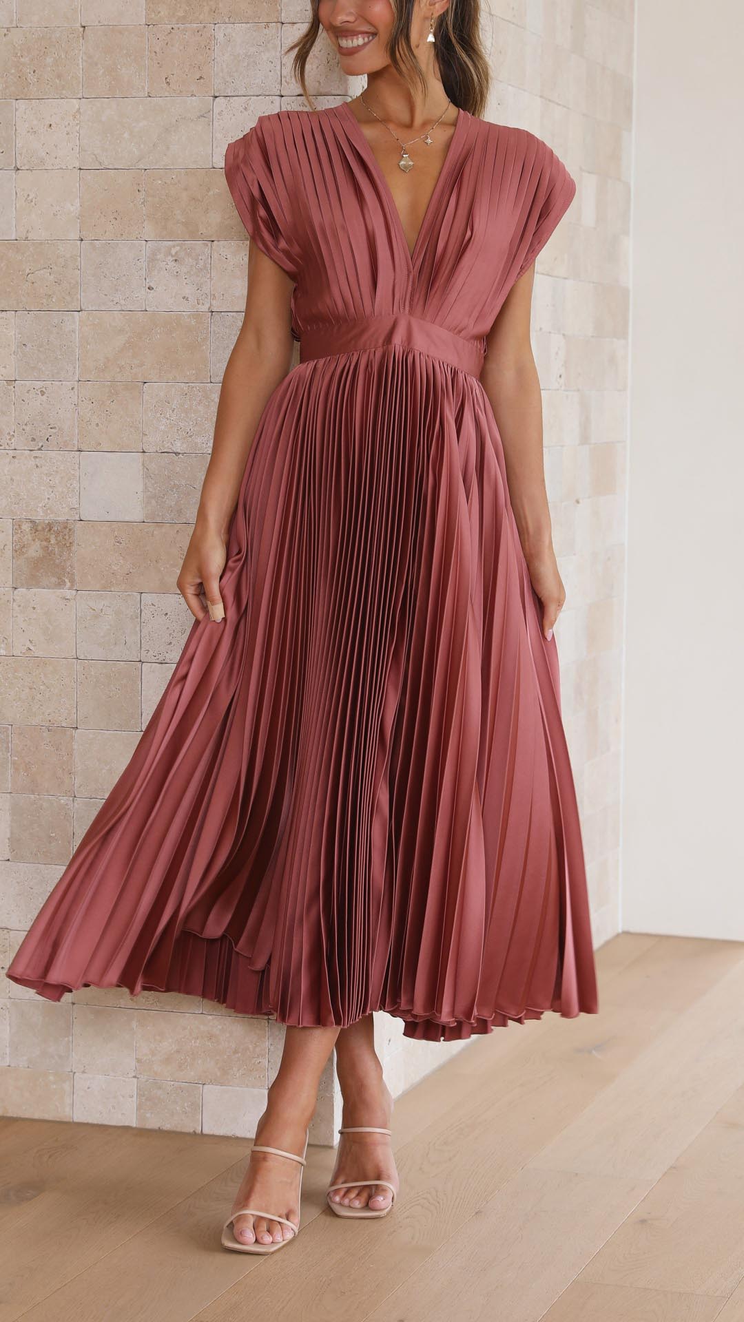 La Scintilla | Vestido Elegante Plisado