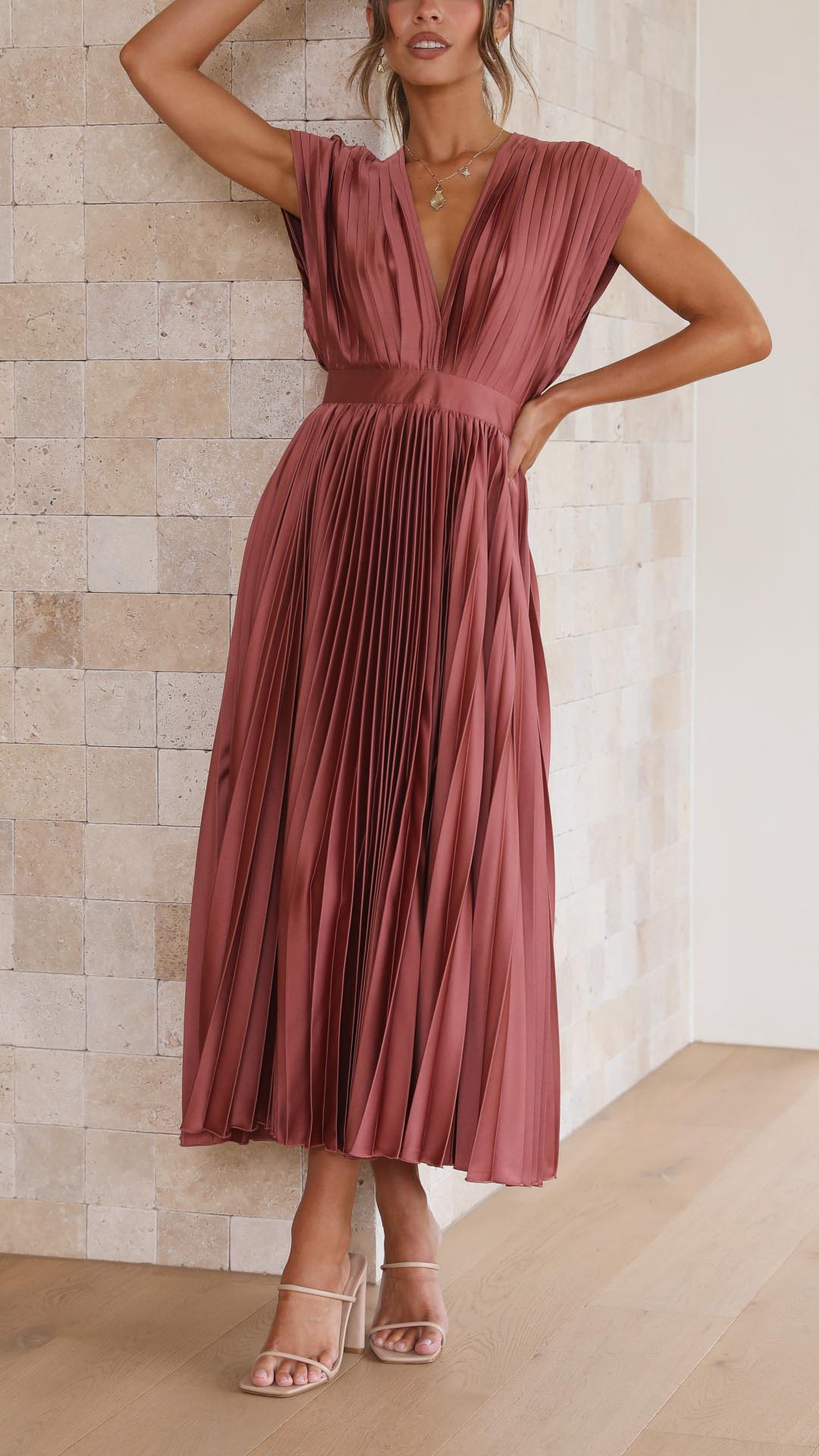 La Scintilla | Vestido Elegante Plisado