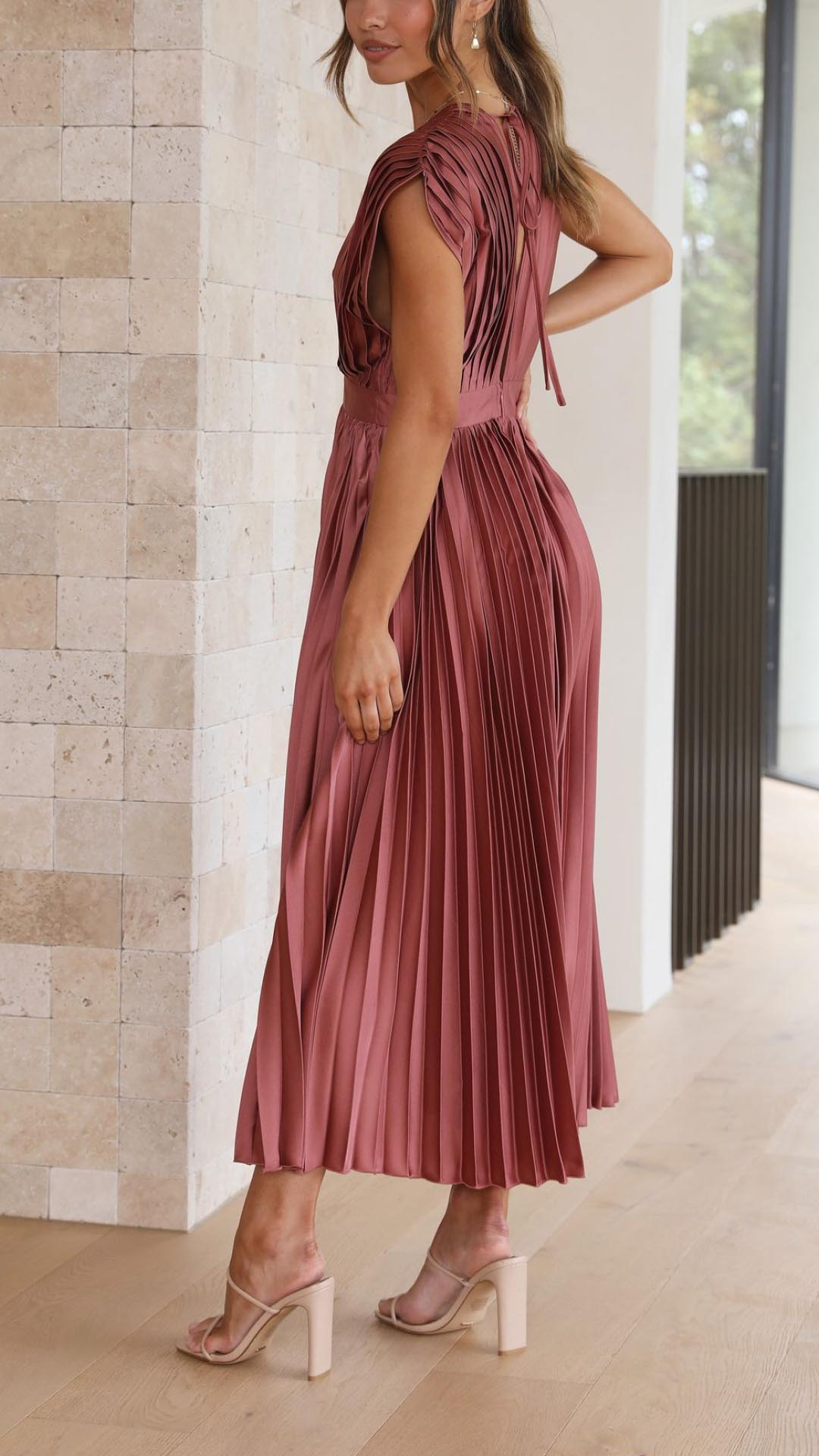 La Scintilla | Vestido Elegante Plisado