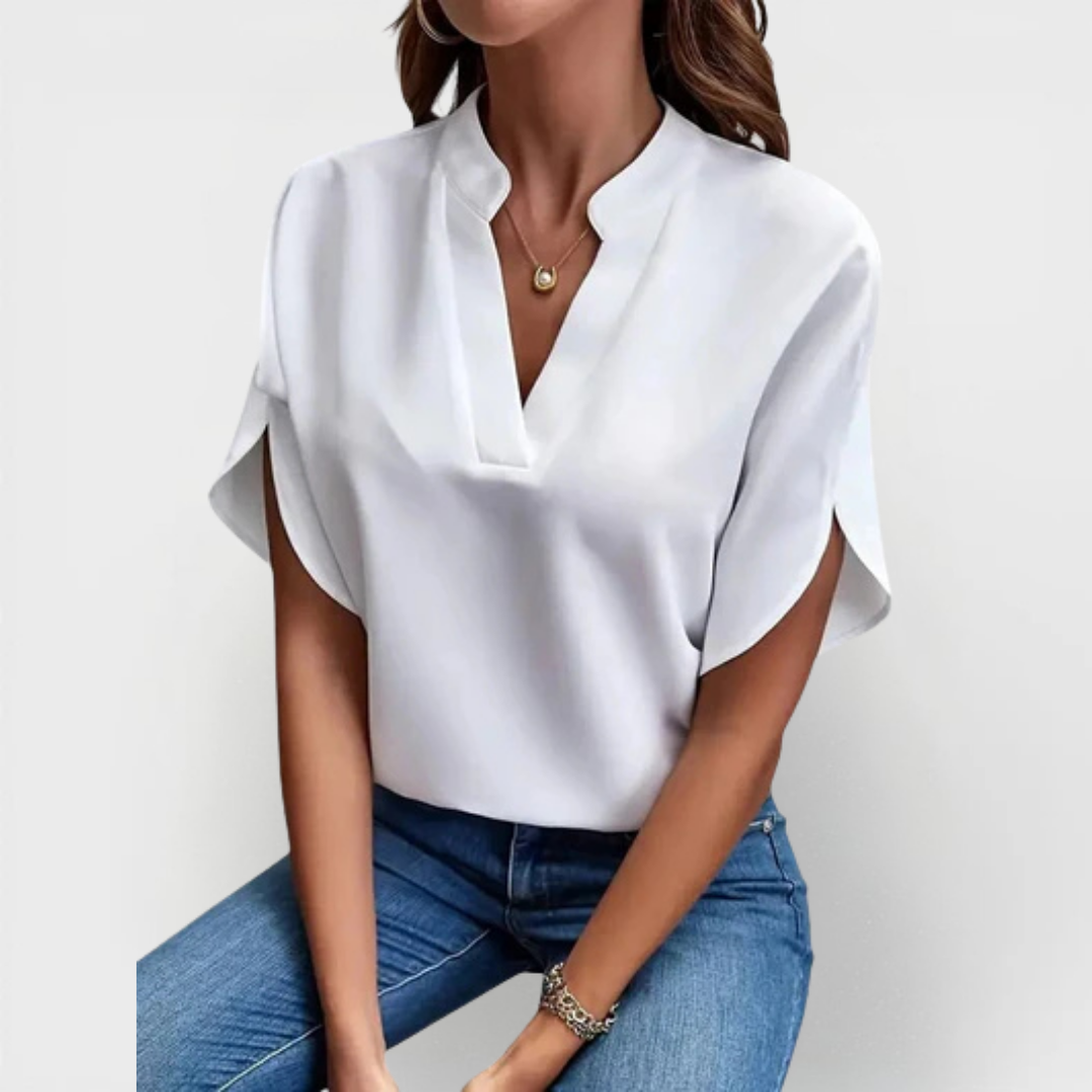 Beatrix™ | Camisa de cuello en V