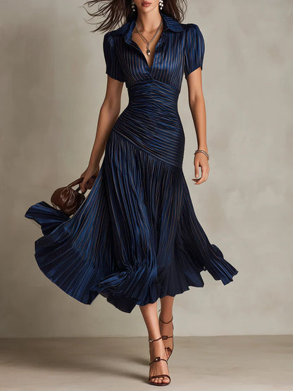 Firenze | Vestido Maxi de Chiffon Vintage Elegante