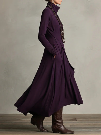 Malva | Vestido Maxi de Cuello Alto