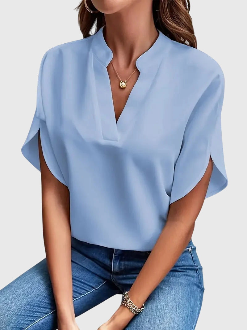 Beatrix™ | Camisa de cuello en V