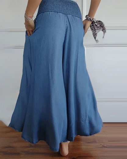 Jasper | Pantalones de Cintura Alta Smock