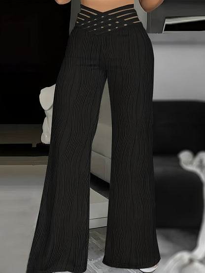 Emma | Pantalones de Cintura Alta con Cruce