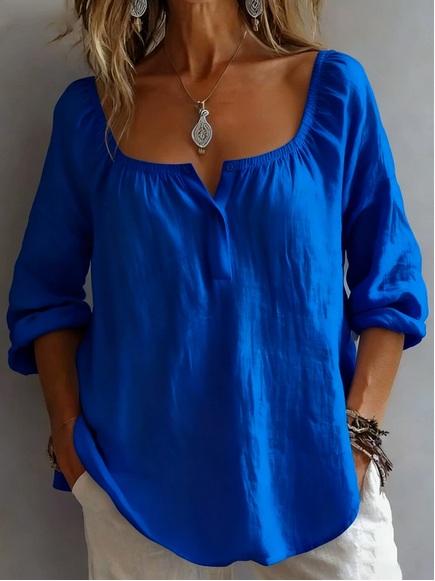 Sherri™ | Blusa elegante con escote cuadrado