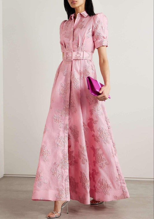 Anabella - Vestido Corto de Manga Abullonada