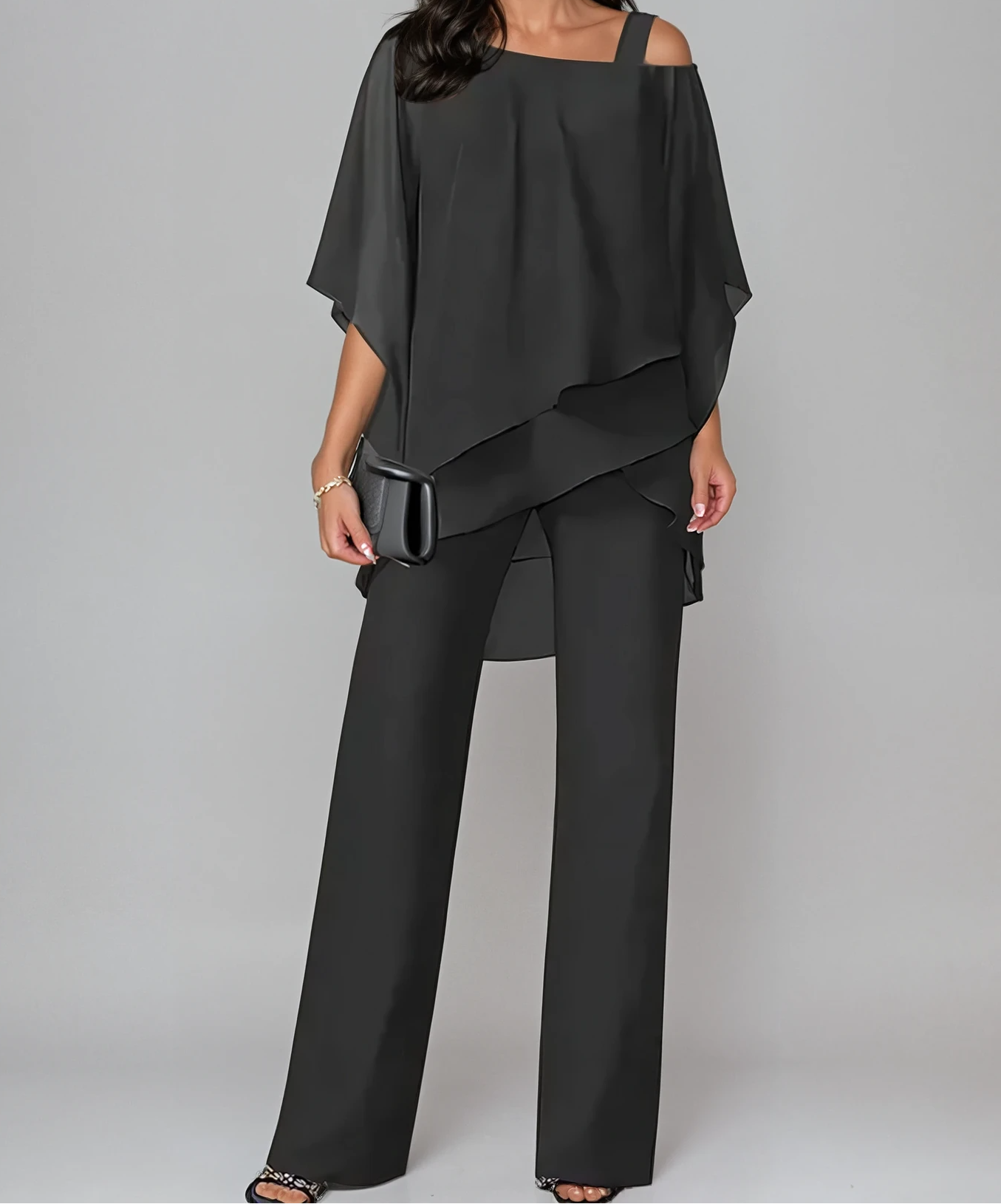 Gabrielle™ Conjunto de Dos Piezas en Capas