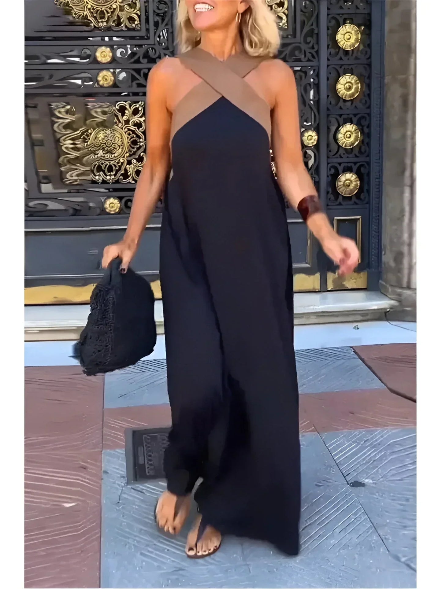 Quirine™ | Vestido Maxi con Cierre Cruzado