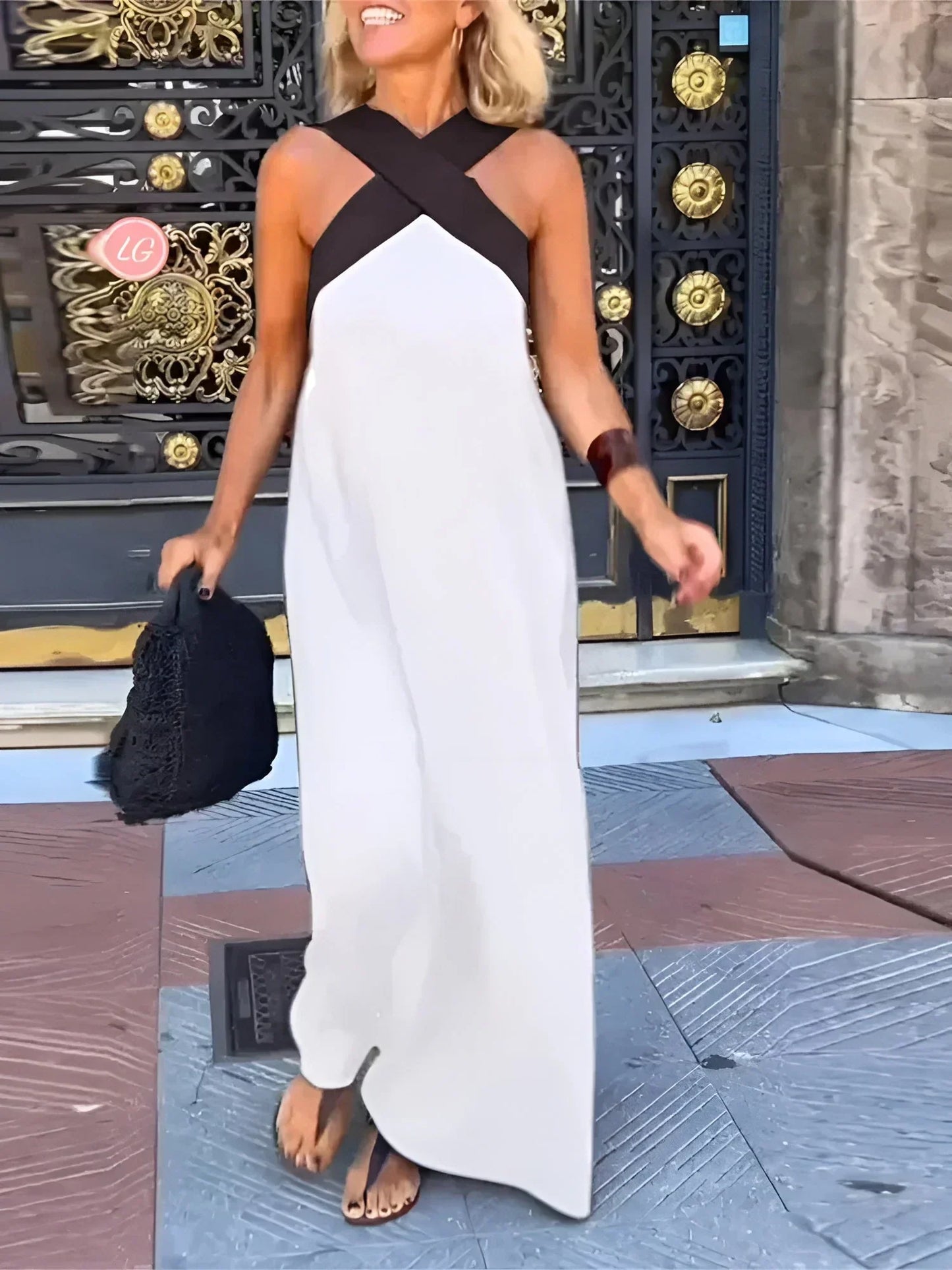 Quirine™ | Vestido Maxi con Cierre Cruzado