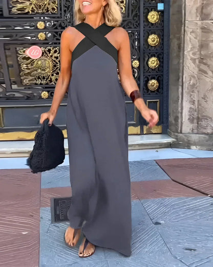Quirine™ | Vestido Maxi con Cierre Cruzado