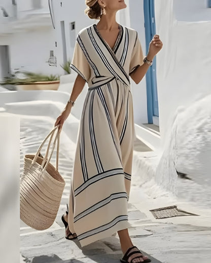 Carol | Vestido Maxi con Cintura Ajustable